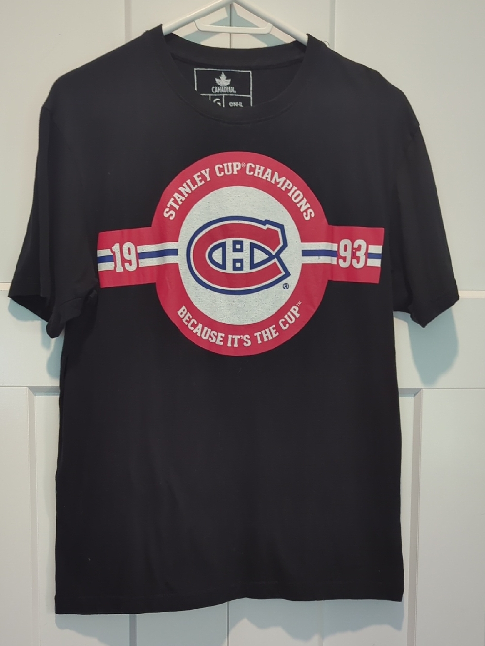 Montreal Canadians Commemorative Tshirt Size Large